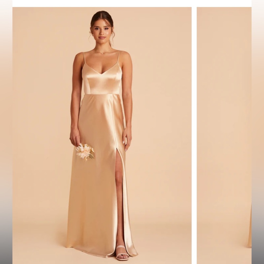 Birdy Grey Satin Gold Dress
